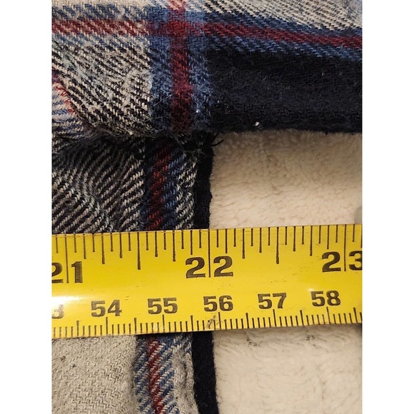 Field & Stream Mens L Blue Plaid Lightweight Flannel Button Up Shirt Western‎ - Picture 3 of 7
